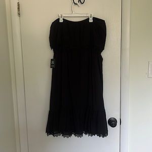 Black Strapless Dress NWT